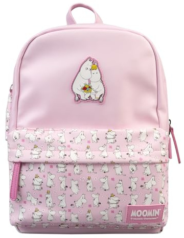 Grupo Erik Mumin Daypack Rucksack Reisetasche Schulrucksack Handgepäck | Tasche 30 x 24,5 x 14 cm Reise Zubehör - Offizieller Moomin Fanartikel Geschenke