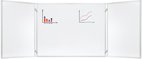 Franken K2103 Klapptafel (2 Flügel, 120 x 90 cm) lackiert weiß