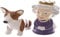 Puckator Set Sale E Pepe Regina Elisabetta E Cane Cagnolino Corgi