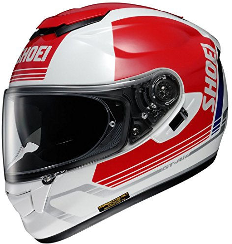 Shoei Unisex-Erwachsene Integralhelm im Stil Gt-Air Decade Tc-1 Helm (Rot/Weiß/Blau, Größe XXL), 1 Pack