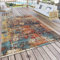 Paco Home In- & Outdoor Teppich Modern Nomaden Design Terrassen Teppich Bunt, Grösse:Ø 160 cm Rund