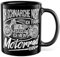 Motorrad Tasse mit Spruch, Ich schnarche nicht - Ich träume, dass Ich mein Motorrad bin, Biker Geschenk lustig Geschenkidee Kaffeetasse Motorradfahrer Motorradfahrerin Kaffee-Becher (Schwarz)