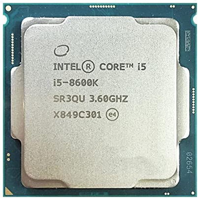 I5-8600K 3,6 GHz Verwendeter Sechs-Kern-Sechs-Thread-CPU-Prozessor 9M 91W LGA 1151