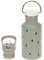 LÄSSIG Gourde en acier inoxydable pour enfants Gourde avec Sport Cup 500 ml anti-fuite/Bottle Stainless Steel Happy Prints light olive
