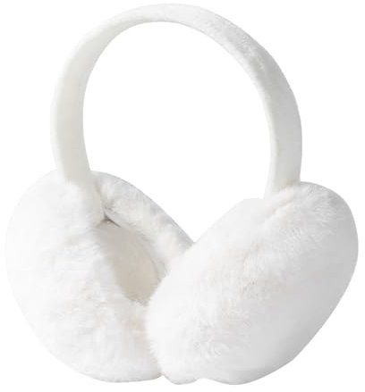 ZEACCT 1 Pcs Cache-Oreilles D'hiver Réglables et Chauds, Cache-Oreilles en Peluche Douce et Moelleuse, Couvre-Oreilles pour Temps Froid, Cache-Oreilles Pliables pour Femmes, Accessoires D'hiver