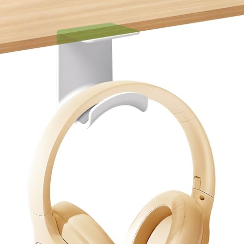 Universel Support Casque, 2 Pièces Support Casque Bureau Écouteurs Crochet Headset Stand Holder, Support Casque Gamer Support Casque Audio Support de Casque pour la Plupart des Casques et Contrôleurs