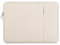 MOSISO Laptop Sleeve Hülle Kompatibel mit MacBook Air 15 Zoll M3 A3114 M2 A2941 2023 2024/Pro 15 A1990 A1707, Surface Laptop 15,Dell XPS 15,Polyester Vertikale Stil Laptoptasche, Sand