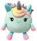 SquishPets Medium - Kuscheltier GALUPY Rainbow Unicorn Penny, Einhorn Plüschtier 19cm mit Glitzerflügeln Krone & Horn, zum Kuscheln und Spielen