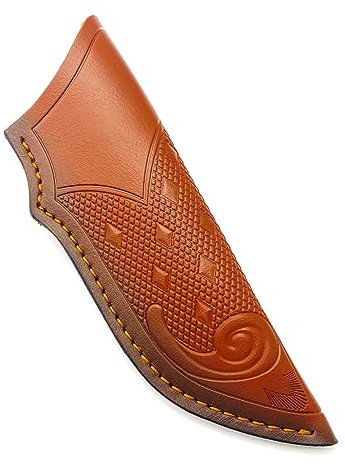 WWHJR Pocket Sheath Handmade Pouches Leathers Holsters Straight Holder Outdoor Carry Sheath Tool Easy to Use Large Leather Knife Pouch