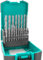 ENT 09219 19-tlg. HSS-G Holzbohrer-Set - 1-10 mm - in 0,5mm Schritten