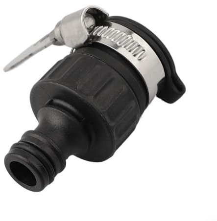 Adaptador de grifo sin rosca para Karcher 2.645-256.0 Conector de manguera de jardín para interiores y exteriores con tornillo de ala de acero inoxidable para múltiples diámetros de manguera