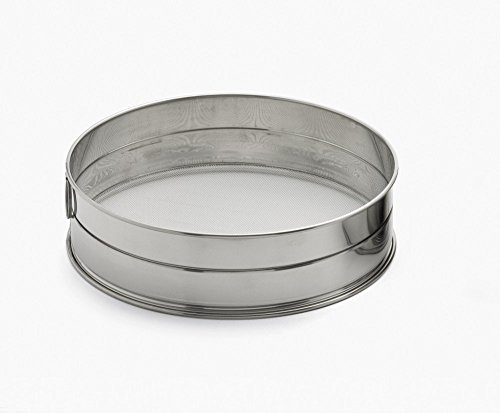 Weis Mehlsieb Durchmesser 22 cm, Edelstahl, Silber, 22 x 22 x 8 cm