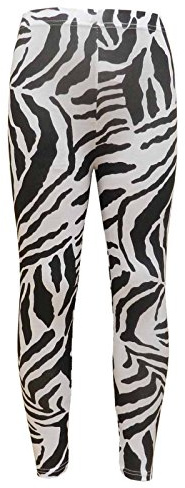 A2Z 4 Kids Printed Leggings Comic Floral Leopard Girls Ages 2-13 | Graffiti Plain Stretch Fashion Pants Comfortable Everyday Wear Girls