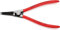 KNIPEX Sicherungsringzange für Außenringe auf Wellen auf SB-Karte mit Kunststoff überzogen schwarz atramentiert 210 mm, 46 11 A3 SB