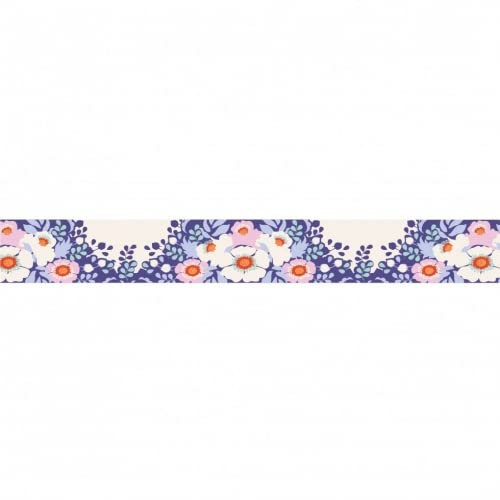 Tilda Jacquard-Band, Vogelteich, 30 mm, 1 Meter