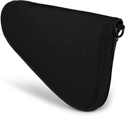 Storfisk fishing & more Weich gepolsterte Pistolentasche mit abschließbarem Reißverschluss in 2 Größen, Farbe :Schwarz, Größe:S