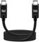 tizi flip PRO 100W USB-C | USB-C (2m, schwarz) PD Ladekabel für schnelles USB-C Power Delivery-Laden bis 100W, Thunderbolt kompatibel, kompatibel mit MacBook & MacBook Pro