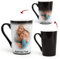 MUGKISS Tasse à café personnalisée de 355 ml avec texte personnalisé et photos apparaissant sur les deux côtés avec liquide chaud (F 12oz)