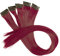 CAISHA 5 Teile Set 60cm Bunte Strähne Strähnchen Clip in Extension Haarverlängerung Glatt Langhaar Haarteil Rot BST123