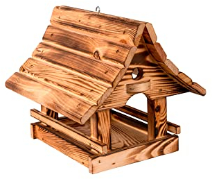 GaGaDumi Vogelfütterer Vogelhaus aus Holz (K04)