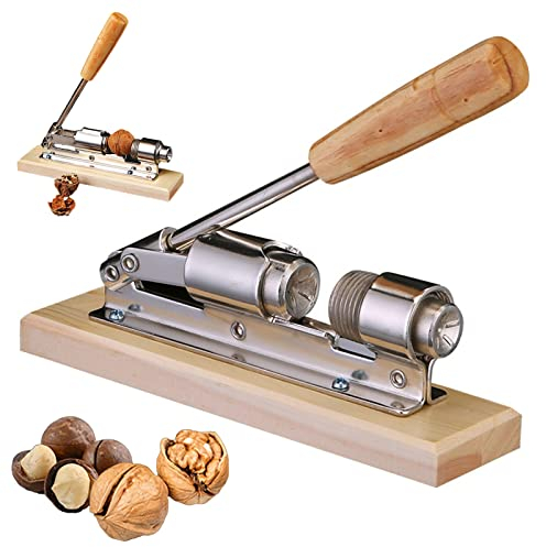 Mechanischer Nussknacker, Vintage Walnussknacker, müheloses Öffnen von Walnüssen/Nüssen/Kastanien, Nussknacker-Walnüssen