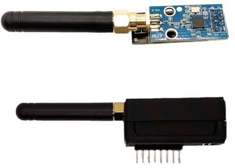 K0R41 Externe CC1101 Antenne für Flipper Zero - SubGhz GPIO Board Befestigung Zubehör Schwarz K0R41-CCV2