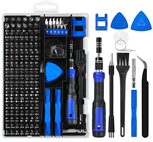 Souleader 160 Piezas en 1 Juego de destornilladores,Destornillador de precisión Kit de herramientas de reparación,para Teléfono Móvil,Tableta,PC,Computadora Portátil,Relojes