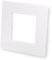 Single Light Switch Socket Surround Multipacks Trade 2mm Acrylic Finger Plate Panel (5, White)