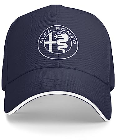 ALIEDA Baseball Cap Herren Snapback Cap für Herren Damen Unisex für Alfa Romeo Giulietta Stelvio 159 156 157 166 147 GT 4C Mito Giulia Brera Baseball Caps für Herren Autofans Hüte,G