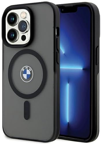 BMW BMHMP15LDSLK Hülle für iPhone 15 Pro 6.1 Schwarz hardcase IML Signature