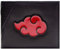 Manga Akatsuki Team Shinobi Metallwolken-Emblem Geldbörse/Geldbeutel Zweifach ID & Kartenhalter, Schwarz