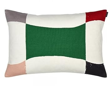 Marimekko Almena Cushion Cover 40X60Cm Cushion Cover 40 x 60 cm - White, Green, Grey