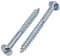 SKIR'CO (10 pièces) Vis à Bois Acier Zingué 4.0 x 40 mm, Vis à Bois Tête Ronde Fendue, Vis DIN 96