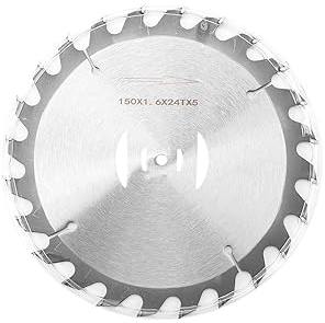 1PC 6 150mm 24 Teeth Lawn Mower Circular Metal Saw Blade Round Saw Cutter Electric Weeder Accessory for Garden Agriculture