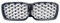 DECI Auto Front Kühlergrille für BMW X3 X4 G01 G02 2022 2023,Front Nieren Kühlergrill Front stoßstange Gitter Waben Grill Dauerhaft,A/None Hole