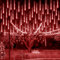 KINGCOO 2St Meteorschauer Lichterkette, Meteorschauer Fallende Regen Lichter 30cm 8 Tubes 192LEDs Wasserdichte Schneefall Lichterkette für Garten Hochzeit Party Weihnachten Dekoration (Rot)