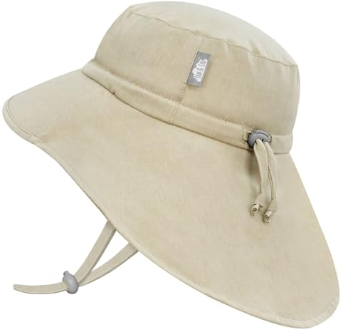 Jan & Jul Sonnenhut mit breiter Krempe für Kleinkinder, geschlechtsneutral (L: 2-5 Jahre, Wheat)