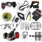 Coupe Bordure sans Fil 24V Débroussailleuse à Batterie électrique sans Fil 4 Types De Lames, Tête Pivotante 90° pour la Coupe de Jardin, Pelouses et Terres Agricoles (Black)