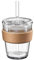 KeepCup Cold Cup - Brew Cork Tempered Glass Ice Coffee Tumbler with Recovered Cork Band, Lid and Straw - 12oz (340ml)