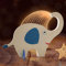 Nachtlicht | Kinderlampe | LED-Lampe | Kinderzimmerdekoration | Beleuchtung für Kinder und Erwachsene | Zimmerdekoration | USB-buntes Licht | Lampe (Elefant)