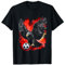 Adler Fußball Bunt Albanien Tier Aufdruck Design Print T-Shirt