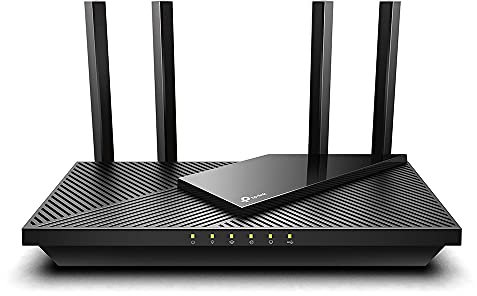 (Ricondizionato) TP-Link Archer AX55 Router WiFi 6 Dual-Band AX3000Mbps, 5 Porte Gigabit, 1 Porta USB 3.0, TP-Link HomeShield, OneMesh, Router F (FTTH | FTTB | Ethernet), Tether App