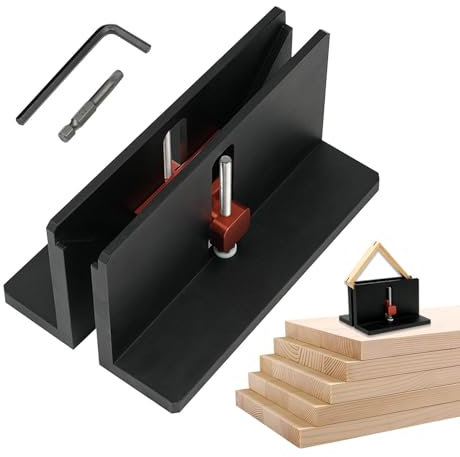 Aluminum Right Angle Jig, Window Spline Jig, Table Saw Spline Jig, Precision Corner Jig, Woodworking Tenon Clamp, Right Angle Clamp Jig, Spline Jig for Corners, Tenon Jig for Table Saw