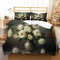 JSCWDET Comforter Cover 3D Antique vase Print Bedding Set Decorative White Rose 3 Piece Set Duvet Cover Set Bedspread Cover with Pillowcase Soft Microfiber Zipper QuilKing（220x240cm）