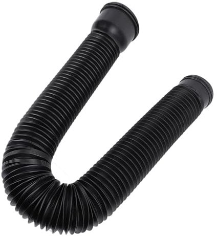 Prolunghe per Pluviali per Grondaia Flessibili, Prolunga per Pluviali di Scarico Telescopica, Tubo di Prolunga per Scarico con Beccuccio per Villa all'aperto Rotonda (BLACK)