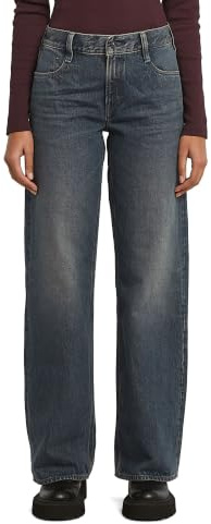 G-STAR Jean Judee Loose Taille Basse pour Femme, Bleu (Antic Sand Blast D22889-d860-g803), 25W / 30L