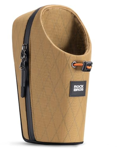 ROCKBROS E-Scooter Lenkertasche 1,5L mit Trinkflaschenhalter | Kompakte Fahrradtasche mit Klicksystem, schnelle Befestigung und Stauraum für E-Scooter, Roller und Fahrrad
