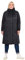 Ulla Popken Damen große Größen Übergrößen Plus Size Funktions-Steppmantel, wasserabweisend, Kapuze schwarz 50+ 837683100-50+