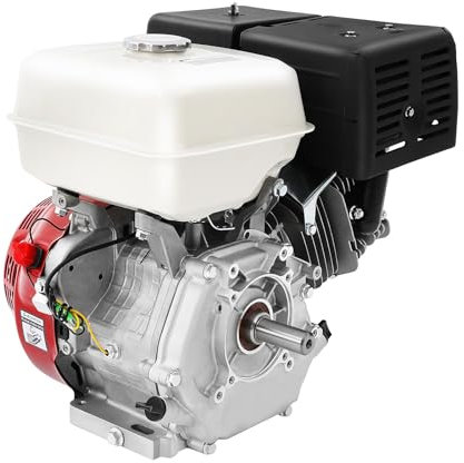 TkkMivcOC Motore a Benzina, 15 HP Motopompa a Scoppio 4 Tempi, Motore Industriale OHV da 420 cc 3600 giri/min, Bassa Rumorosità, Raffreddamento ad Aria, per Kart, Pompe Idrauliche