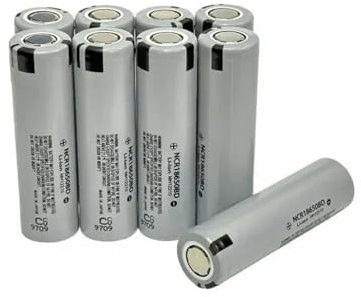 Yhytgbhk Batería Recargable NCR18650BD de 3,7 V y 3200 mAh, 18650, de Iones de Litio for Herramientas eléctricas, 20 Unidades y 2 Cargadores.